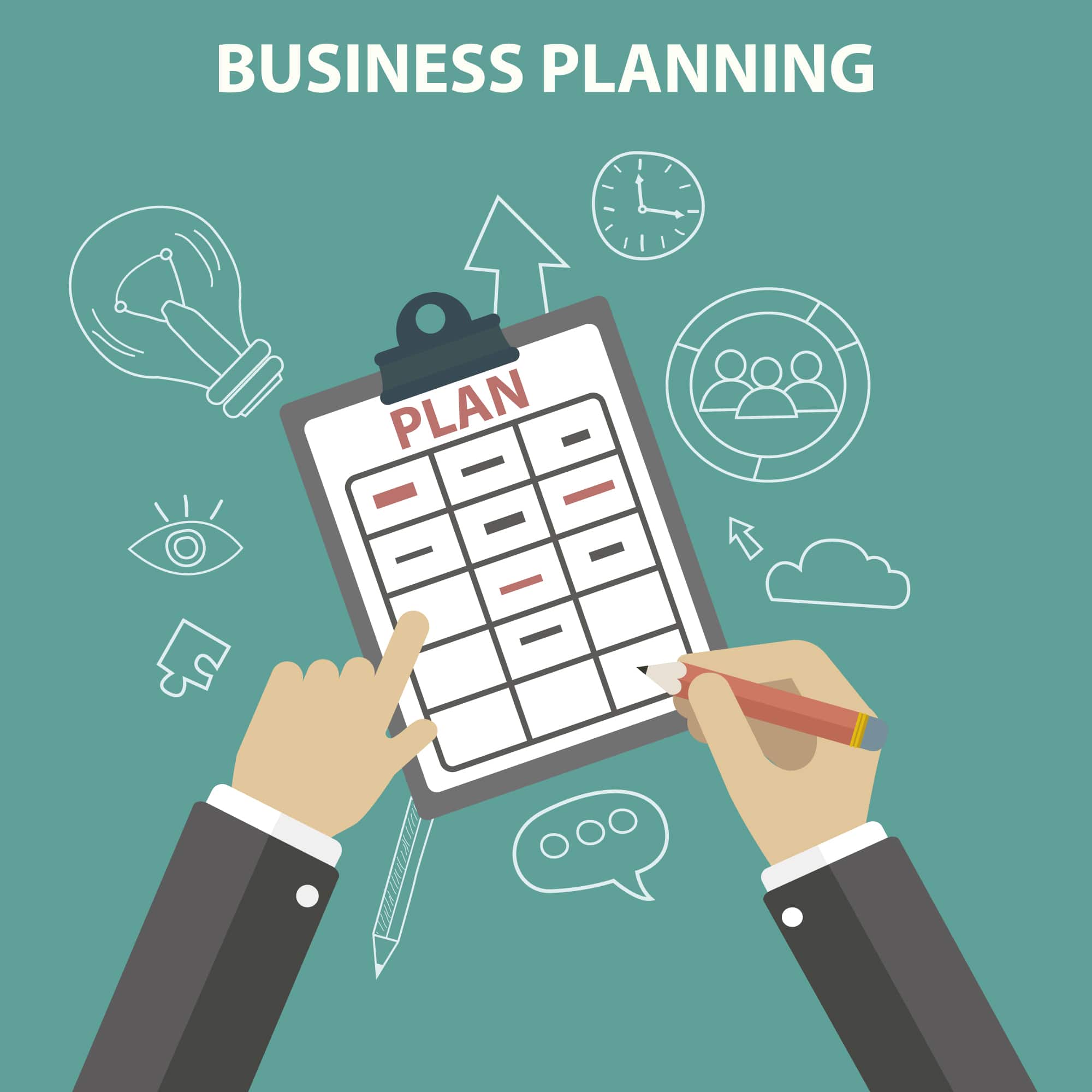 business plan preparation responsibility lies with